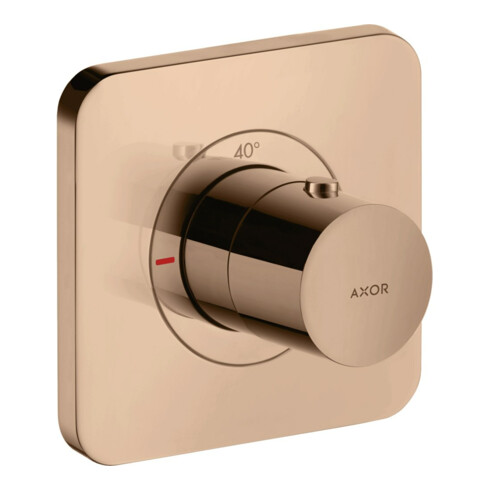 hansgrohe Fertigset Axor Citterio E UP-THM 120x120mm, polished red gold