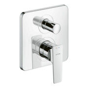 hansgrohe Fertigset Axor Citterio E UP-Wannen-Einhebelmischer, m int. Sich.Kombi, chrom