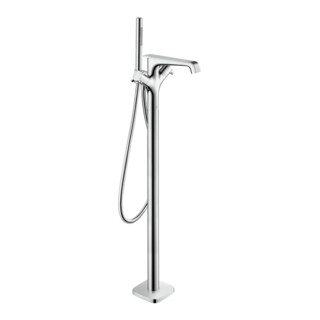 hansgrohe Fertigset Axor Citterio E Wannen-Thermostat, bodensteh., Ausl. 190mm, chr