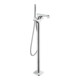 hansgrohe Fertigset Axor Citterio E Wannen-Thermostat, bodensteh., Ausl. 190mm, chr-1