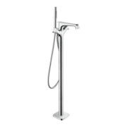 hansgrohe Fertigset Axor Citterio E Wannen-Thermostat, bodensteh., Ausl. 190mm, chr