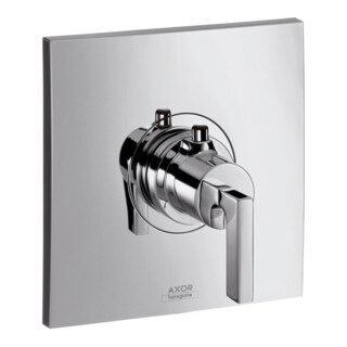 hansgrohe Fertigset Axor Citterio HF UP-Thermostat, mit Hebelgriff, chrom