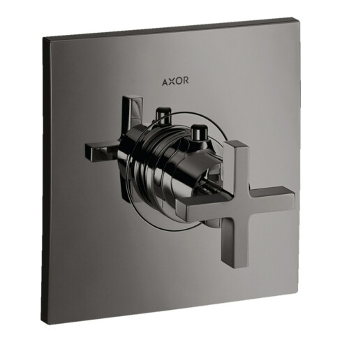 hansgrohe Fertigset Axor Citterio HF UP-THM, m Kreuz, polished black chrome