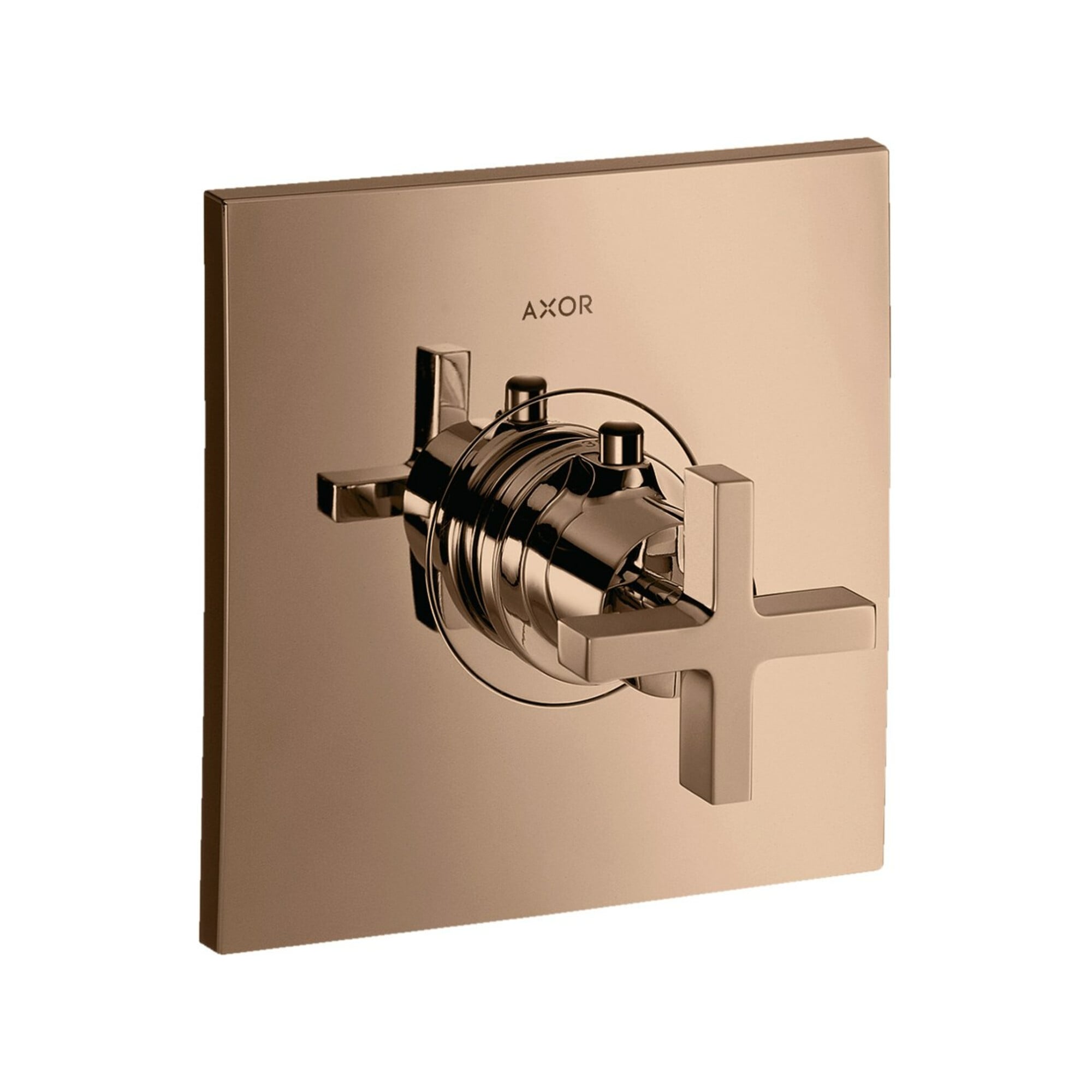 hansgrohe Fertigset Axor Citterio HF UP-THM, m Kreuzgriff, polished red gold