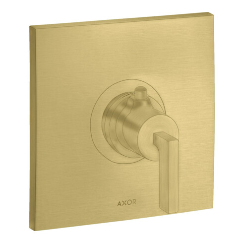 hansgrohe Fertigset Axor Citterio HF UP-THM, mit Hebelgriff, brushed brass
