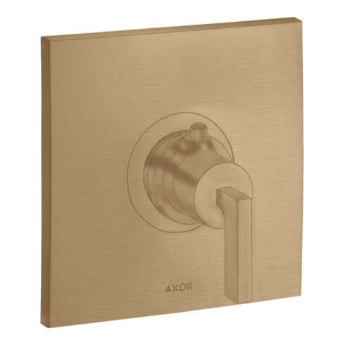 hansgrohe Fertigset Axor Citterio HF UP-THM, mit Hebelgriff, brushed bronze