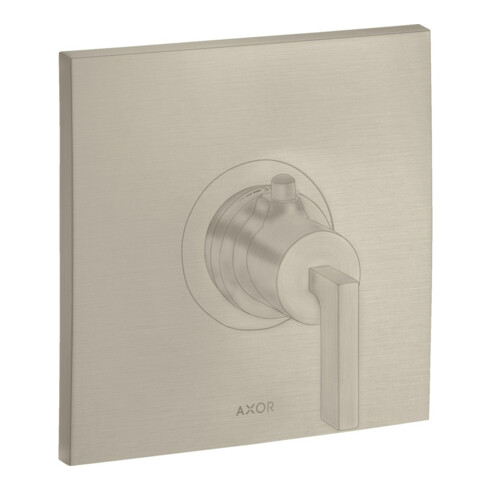 hansgrohe Fertigset Axor Citterio HF UP-THM, mit Hebelgriff, brushed nickel