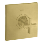 hansgrohe Fertigset Axor Citterio HF UP-THM, mit Kreuzgriff, brushed brass