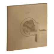 hansgrohe Fertigset Axor Citterio HF UP-THM, mit Kreuzgriff, brushed bronze