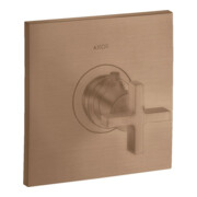 hansgrohe Fertigset Axor Citterio HF UP-THM, mit Kreuzgriff, brushed red gold