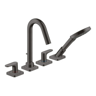 hansgrohe Fertigset Axor Citterio M 4-L-BW-Rand-Arm, A 135mm, brush. bla vc