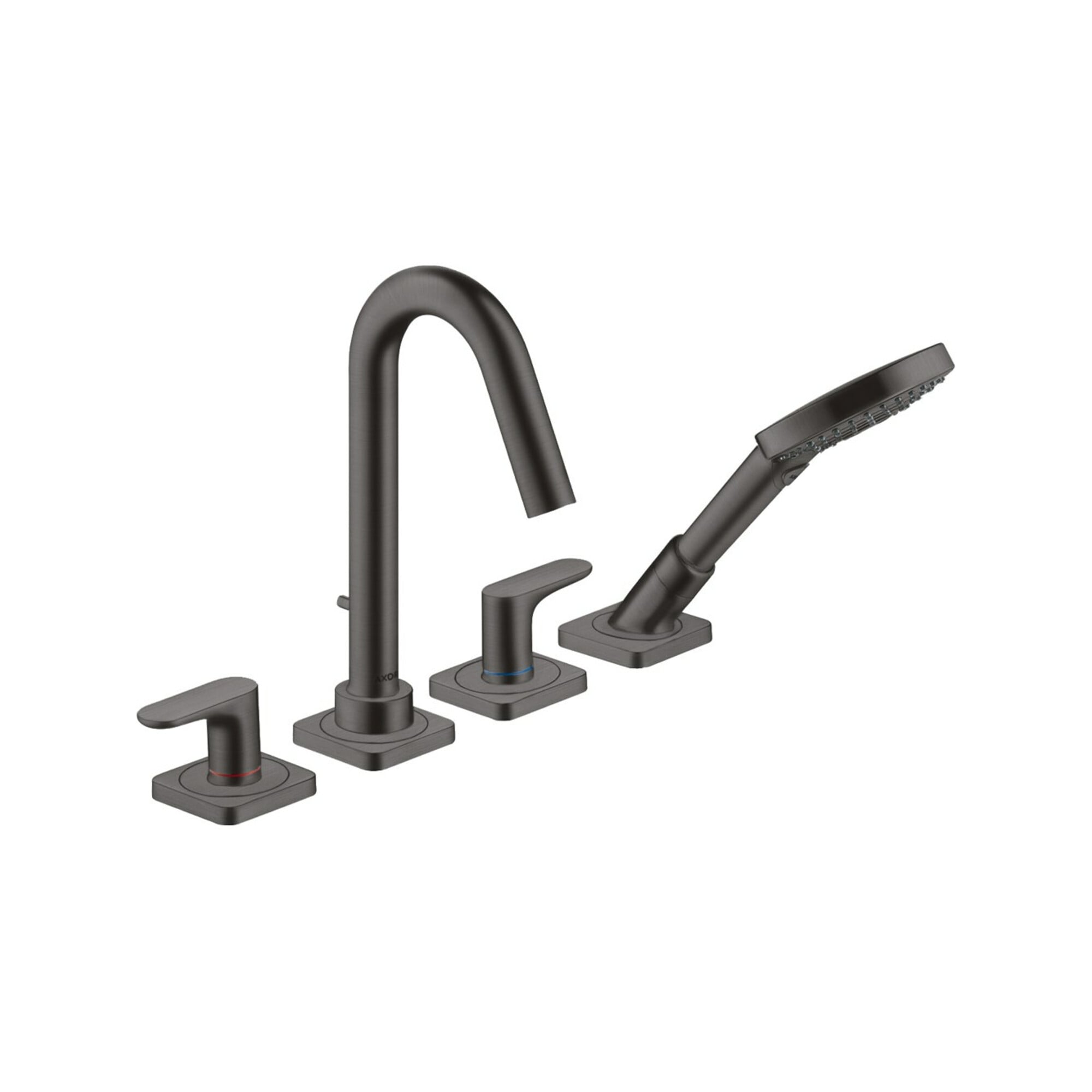 hansgrohe Fertigset Axor Citterio M 4-L-BW-Rand-Arm, A 135mm, brush. bla vc