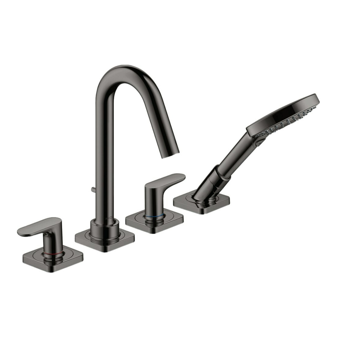 hansgrohe Fertigset Axor Citterio M 4-L-BW-Rand-Arm, A 135mm, pol. bla vc