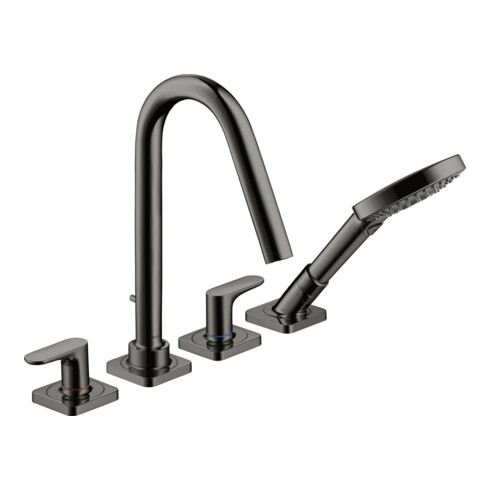 hansgrohe Fertigset Axor Citterio M 4-L-Fliese-Ar, A 190mm, Ros, pol. bla vc