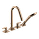 hansgrohe Fertigset Axor Citterio M 4-L-Fliese-Ar, A 190mm, Ros, pol. r gol-1