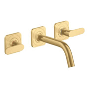 hansgrohe Fertigset Axor Citterio M UP-3-Loch-Waschtischarmatur, A 166mm, Ro, b gol opt