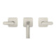 hansgrohe Fertigset Axor Citterio M UP-3-Loch-Waschtischarmatur, A 166mm, Ro, ED-1