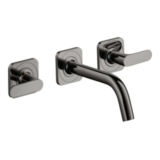 hansgrohe Fertigset Axor Citterio M UP-3-Loch-Waschtischarmatur, A 166mm, Ro, pol. bla vc