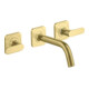 hansgrohe Fertigset Axor Citterio M UP-3-Loch-Waschtischarmatur, A 166mm, Ros., brush. br-1