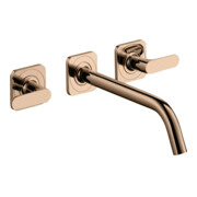 hansgrohe Fertigset Axor Citterio M UP-3-Loch-Waschtischarmatur, A 226mm, Ros, pol. r gol