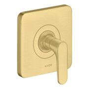 hansgrohe Fertigset Axor Citterio M UP-Absperrvtl., m Hebel, brush. gol opt