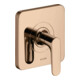 hansgrohe Fertigset Axor Citterio M UP-Absperrvtl., m Hebel, pol. red gold-1