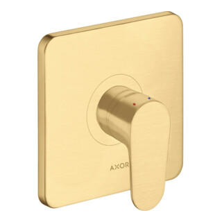 hansgrohe Fertigset Axor Citterio M UP-Brause-Einhebelmischer, 1 Verbr., brush. gol opt