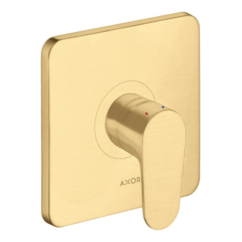 hansgrohe Fertigset Axor Citterio M UP-Brause-Einhebelmischer, 1 Verbr., brush. gol opt