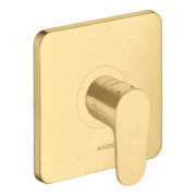 hansgrohe Fertigset Axor Citterio M UP-Brause-Einhebelmischer, 1 Verbr., brush. gol opt