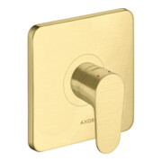 hansgrohe Fertigset Axor Citterio M UP-Brause-Einhebelmischer, 1 Verbr., brushed brass