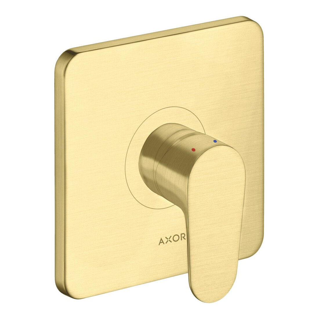 hansgrohe Fertigset Axor Citterio M UP-Brause-Einhebelmischer, 1 Verbr., brushed brass
