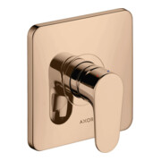 hansgrohe Fertigset Axor Citterio M UP-Brause-Einhebelmischer, 1 Verbr., pol. red gold