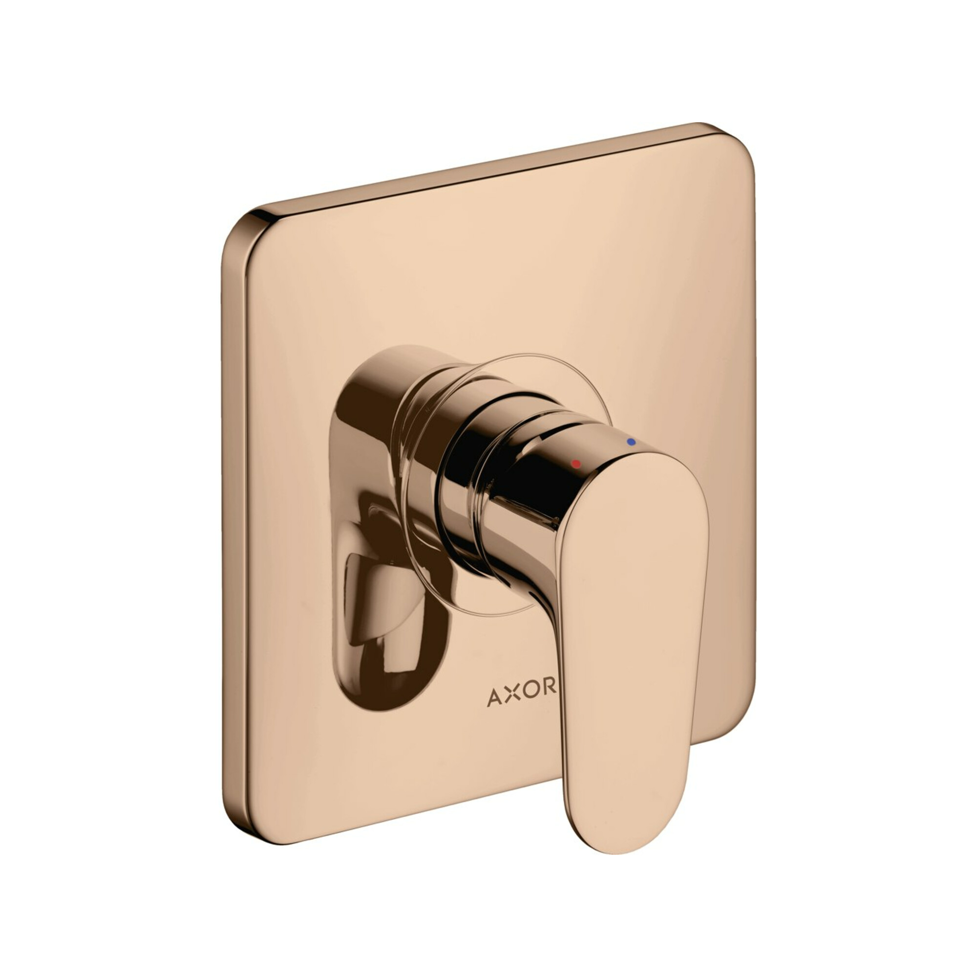 hansgrohe Fertigset Axor Citterio M UP-Brause-Einhebelmischer, 1 Verbr., pol. red gold