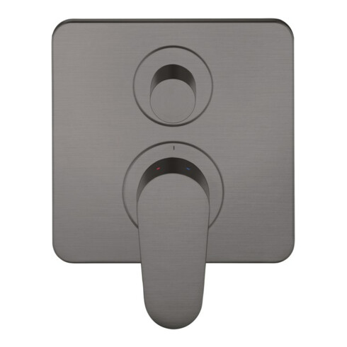hansgrohe Fertigset Axor Citterio M UP-Wannen-Einhebelmischer, brushed black chrome