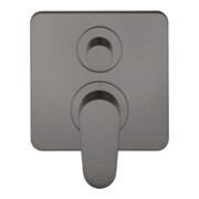 hansgrohe Fertigset Axor Citterio M UP-Wannen-Einhebelmischer, brushed black chrome
