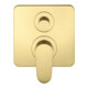 hansgrohe Fertigset Axor Citterio M UP-Wannen-Einhebelmischer, brushed brass-1