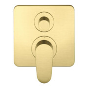 hansgrohe Fertigset Axor Citterio M UP-Wannen-Einhebelmischer, brushed brass
