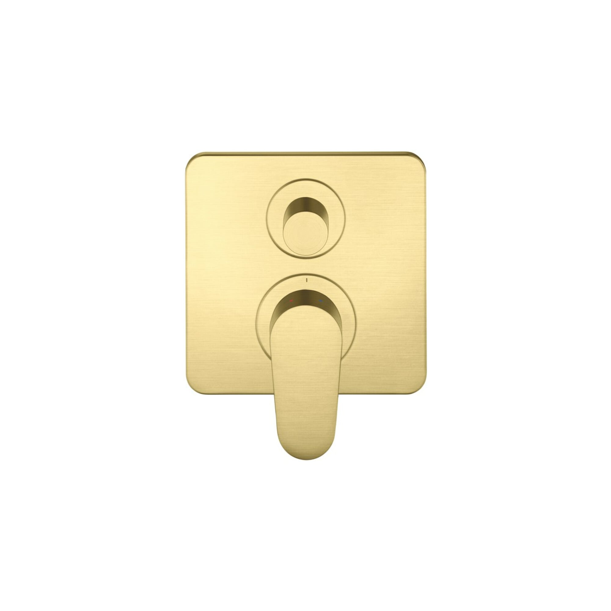 hansgrohe Fertigset Axor Citterio M UP-Wannen-Einhebelmischer, brushed brass
