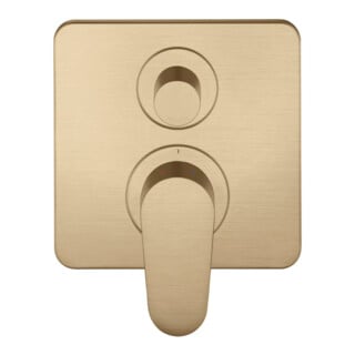 hansgrohe Fertigset Axor Citterio M UP-Wannen-Einhebelmischer, brushed bronze