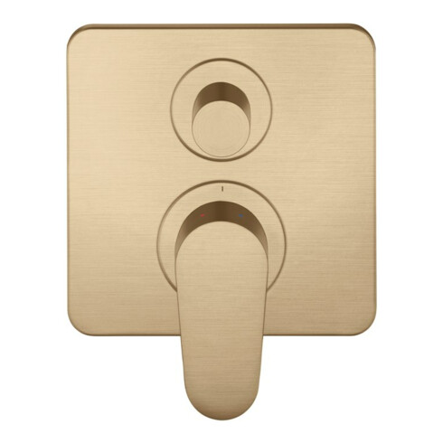 hansgrohe Fertigset Axor Citterio M UP-Wannen-Einhebelmischer, brushed bronze