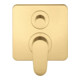 hansgrohe Fertigset Axor Citterio M UP-Wannen-Einhebelmischer, brushed gold optic-1