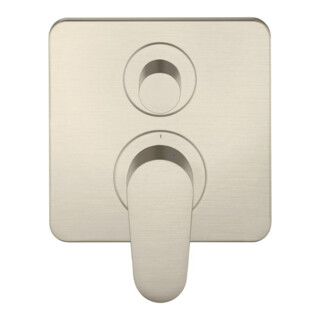 hansgrohe Fertigset Axor Citterio M UP-Wannen-Einhebelmischer, brushed nickel