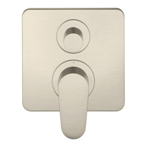 hansgrohe Fertigset Axor Citterio M UP-Wannen-Einhebelmischer, brushed nickel