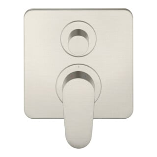 hansgrohe Fertigset Axor Citterio M UP-Wannen-Einhebelmischer, Edelstahl-Optik
