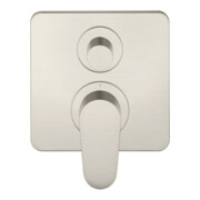 hansgrohe Fertigset Axor Citterio M UP-Wannen-Einhebelmischer, Edelstahl-Optik
