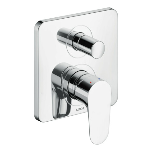hansgrohe Fertigset Axor Citterio M UP-Wannen-Einhebelmischer, m int. Sich.Kombi, chrom