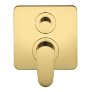 hansgrohe Fertigset Axor Citterio M UP-Wannen-Einhebelmischer, polished gold optic