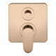 hansgrohe Fertigset Axor Citterio M UP-Wannen-Einhebelmischer, polished red gold-1