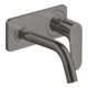 hansgrohe Fertigset Axor Citterio M UP-Waschtisch-Einhebelmischer, A 167mm, m Pl., brush. bla vc-1