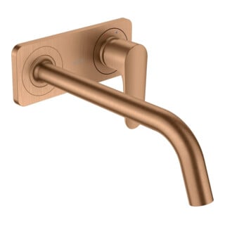 hansgrohe Fertigset Axor Citterio M UP-Waschtisch-Einhebelmischer, A 227mm, m Pl., brush. bron